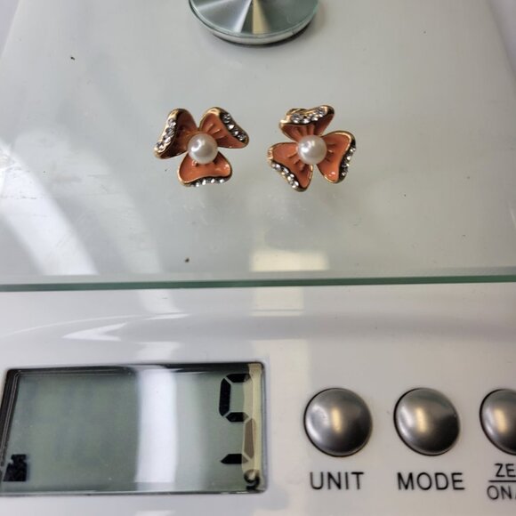 Orange Mini Earrings - Picture 9 of 9